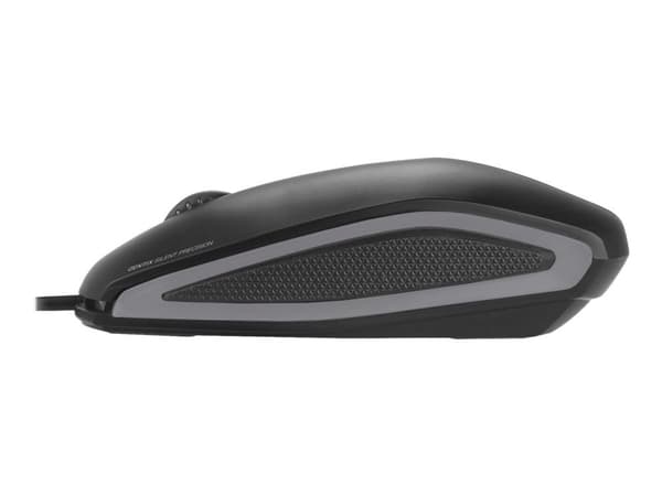 CHERRY GENTIX SILENT - Mus - optisk - 3 knapper - kablet - USB - svart
