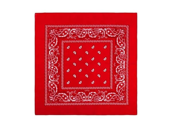 Röd bandana