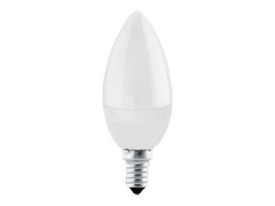EGLO E14 LED C37 opal kertepære med neutral hvidt lys