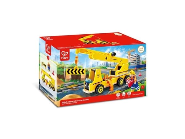 Hape Mobile Crane & Construction Set