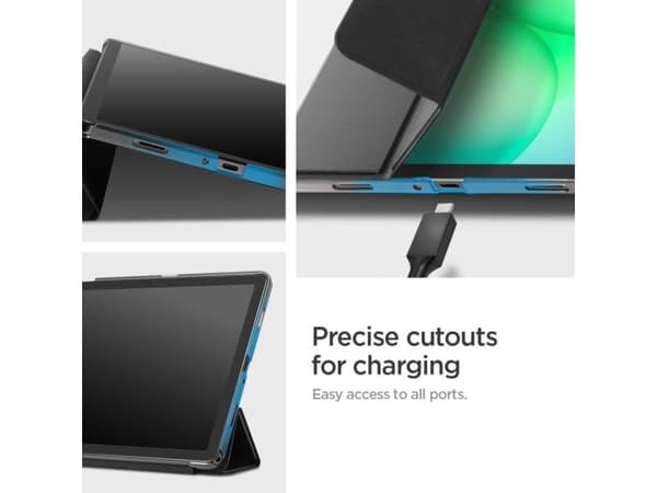 Spigen Smart Fold Case for Samsung Galaxy Tab A9+ / A11+ - Black