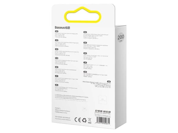 Baseus CAJY000703 USB-C til USB-C PD-kabel 100W 480Mb/s 2m - blå