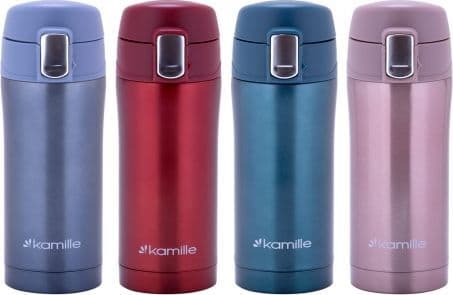 Kamille Thermal muki, bidon, pullo metallinen 320ml