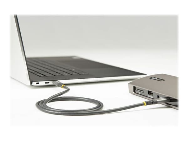 StarTech.com USB315CCV2M, 2 m, USB C, USB C, USB 3.2 Gen 1 (3.1 Gen 1), 5 Gbit/s, Musta, Harmaa