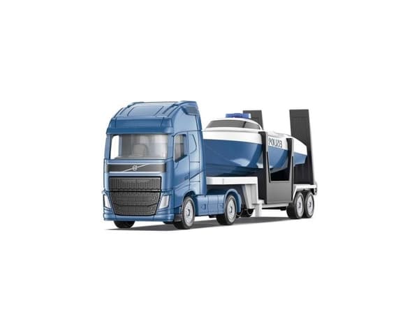 Siku 1:87 Volvo lastebil med båt
