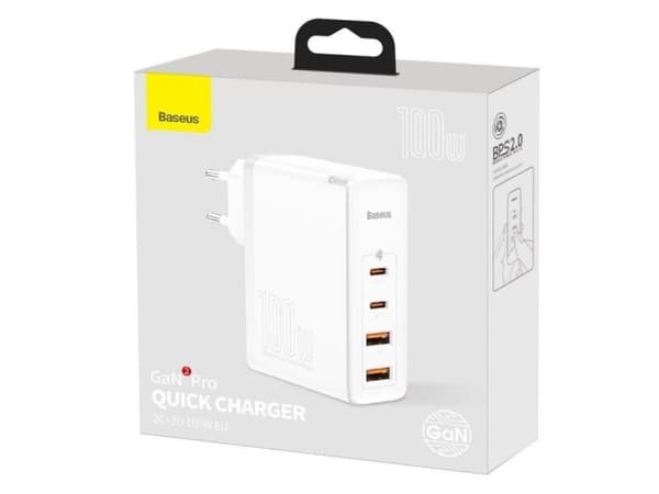 Baseus GaN2 Pro, inomhus, AC, Vit