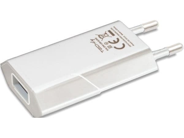 Techly IPW-USB-ECWW, Innendørs, AC, 5 V, 1 A, Hvit