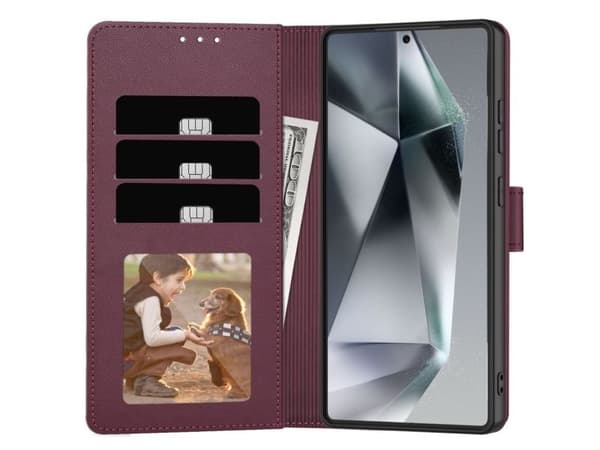 Tech-Protect Wallet Case for Xiaomi Redmi Note 15 Pro 5G - Burgundy