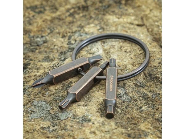 Multitool Rockbros VK-ARCO3 ROAD TO SKY brelok 6w1 - brazowy