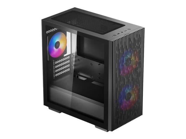 DeepCool MATREXX 40 3FS - torn - micro ATX (ATX / PS/2) - sortering - USB/Lyd