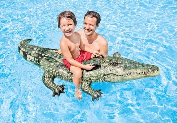 INTEX Realistic Gator Ride-On