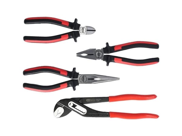 KS Tools 115.1004, Pihtisetti, Kromi, Musta, Punainen, 1,44 kg