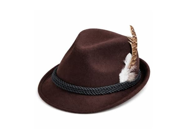 Mørkebrun Oktoberfest hat