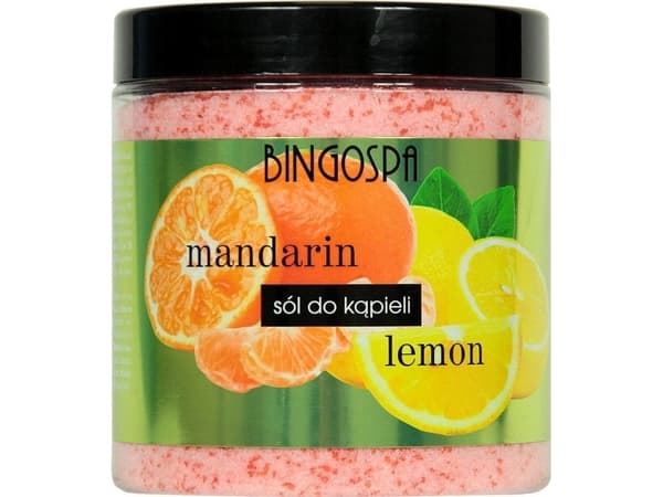 Mandarin & Lemon Bath Salt 900g BINGOSPA