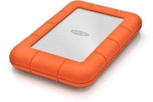 Seagate LaCie Rugged Mini 4TB extern hårddisk USB 3.0 robust orange