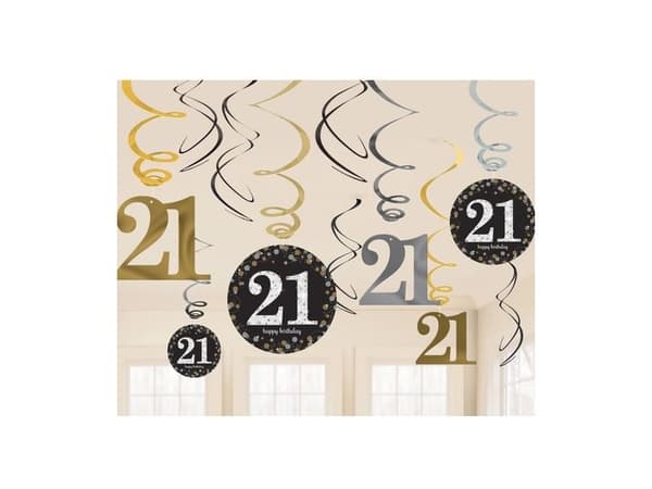 Loftspiraler 21 år Sparkling