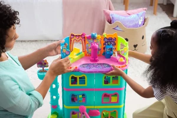 Gabby's Dollhouse Rooftop Roller Party Playset