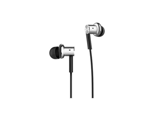 Xiaomi MI Basic - Ørepropper med mikrofon - i øret - kablet - 3,5 mm jakk - sølv
