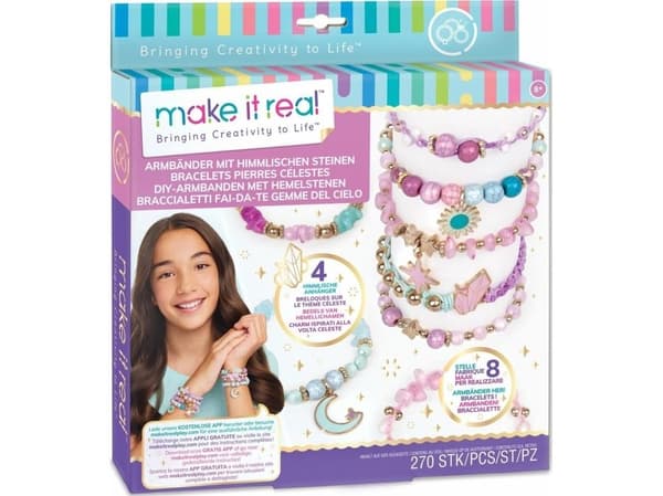 MAKE IT REAL armbandsgjutesats "Himmelstenar"