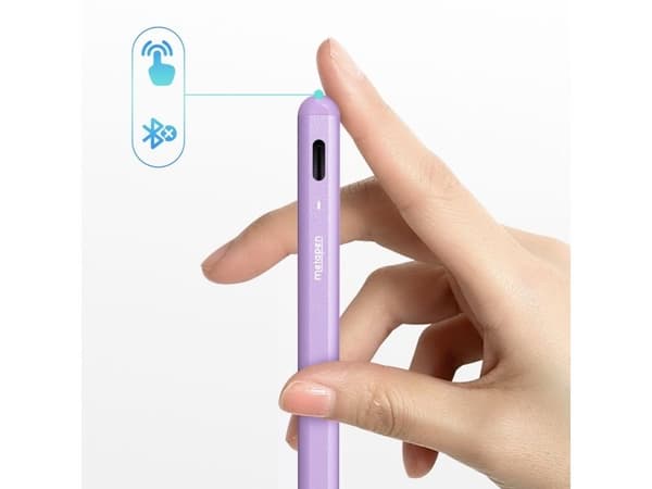 Metapen A8 aktiv stylus til iPad USB-C - lilla