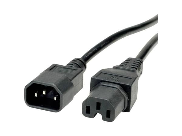 Value 19.99.1123, 3 m, C14 coupler, C15 coupler, 250 V