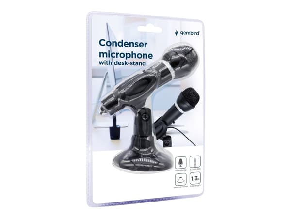 Gembird MIC-D-04 - Mikrofon - svart