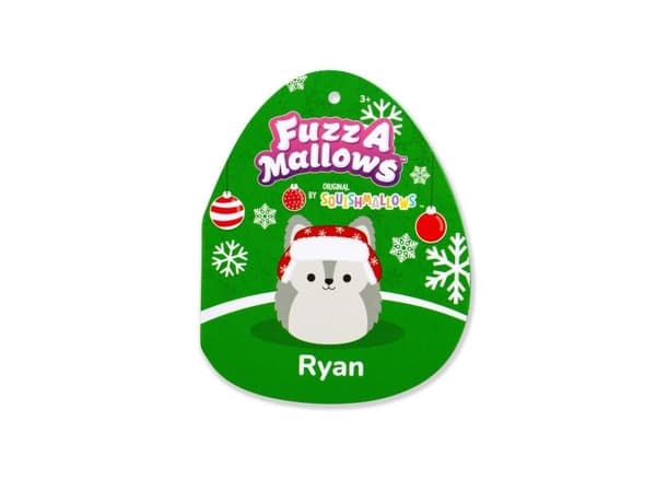 Squishmallows 30 cm P21 Fuzz A Mallows Ryan Husky