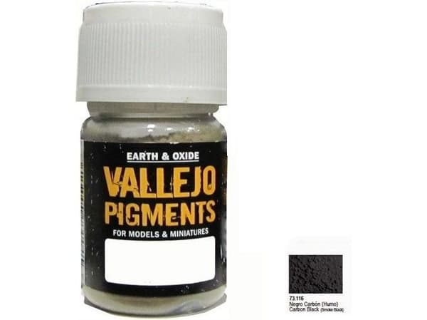 Vallejo 73.116, Kol, 35 ml, 1 styck, Carbon Black