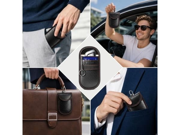 Tech-Protect KLR100 RFID anti-theft case - black and red