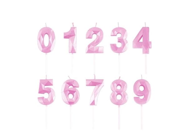 Pink tallys 0 - 9
