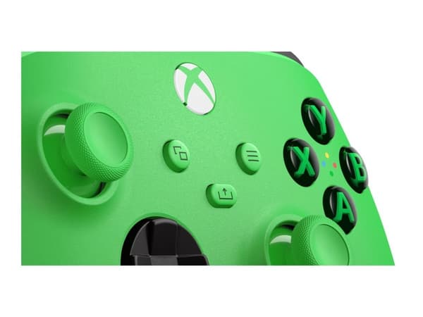 Microsoft Xbox Wireless Controller - Håndkonsoll - trådløs - Bluetooth - hastighetsgrønn - for PC, Microsoft Xbox One, Android, Microsoft Xbox Seri...