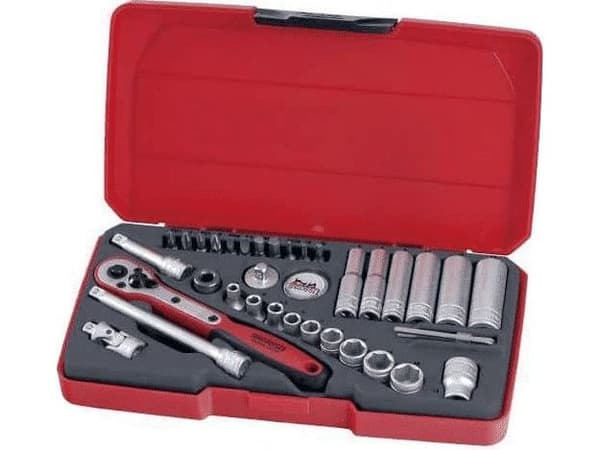 TengTools bits-/hylsesett T1436; 1/4"; 36 deler