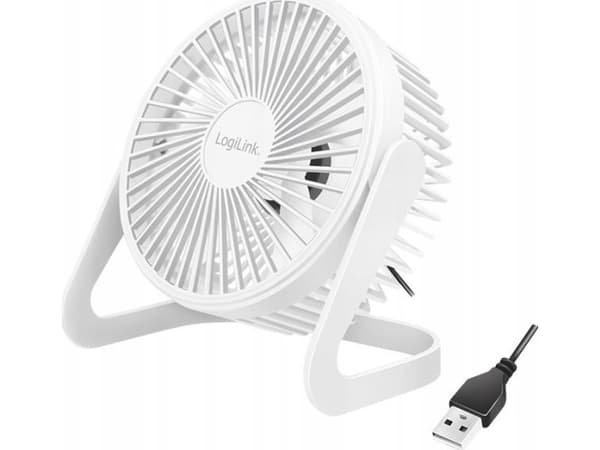 ZUB Logilink USB-fläkt 15.24 cm vit