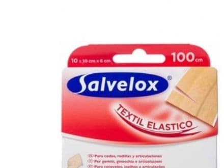 Salvelox elastiska textilplåster 12x10 cm
