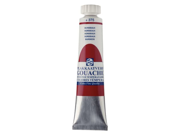 Talens Gouache Extra Fine maletube Bordeaux 375