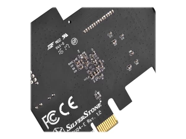 SilverStone ECU04-E - USB-sovitin - PCIe 2.0 x2 lavprofil - USB 3.1