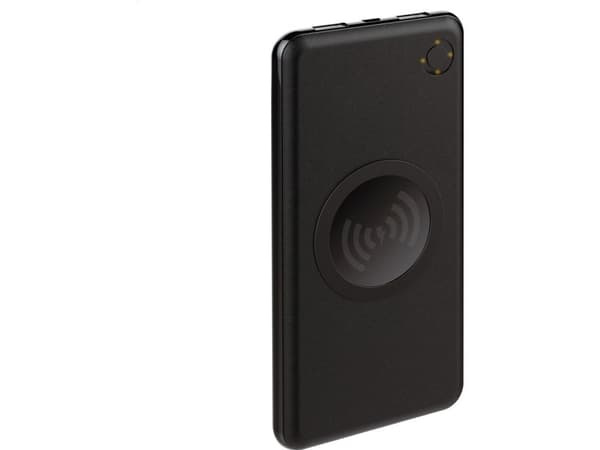 Platinet Power Pack 10000mAh 2xUSB Wireless QI, musta (44572)