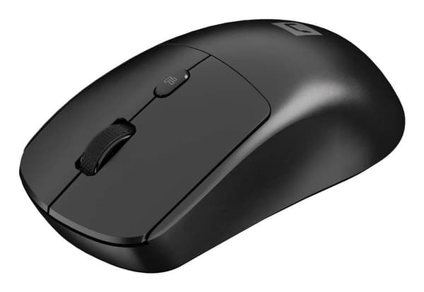 NATEC Hawk 2 Wireless, högerhand, laser, RF Trådlös, 3200 DPI, Svart
