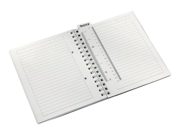 Notesblok Leitz WOW PP A5 linjeret 80 gram 80 ark Isblå - (6 stk.)