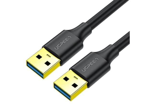 USB-kabel Ugreen USB-A til USB-A 3 m svart (90576)