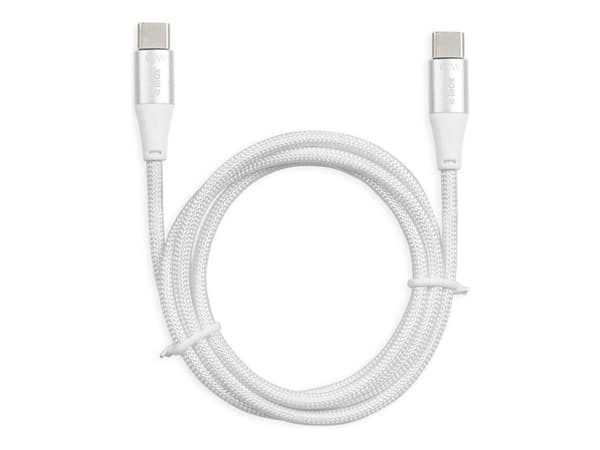 Typ C-kabel IKUTC1W1M Vit