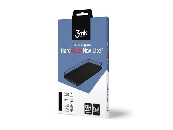 3MK HG MAX LITE skyddsglas för Nokia 7.1 Plus – svart