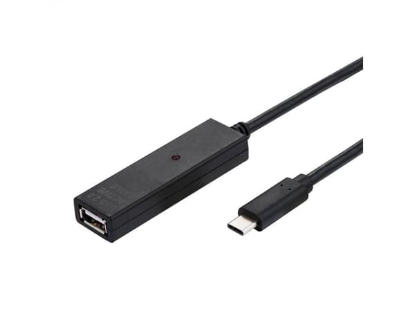 VALUE 12.99.1113, 15 m, USB C, USB A, USB 2.0, 0,48 Gbit/s, Sort