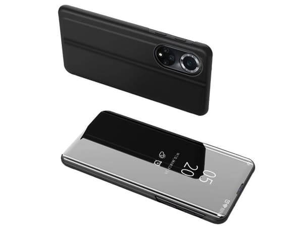 Clear View-etuiet til Huawei nova 9 flip - Svart