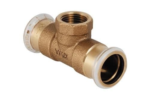GEBERIT TEE 22MMX1/2X22MM CU MAPRESS