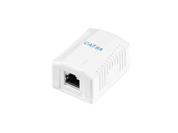 LogiLink Cat.6A Surface Mounted Box 1 x RJ45, shielded