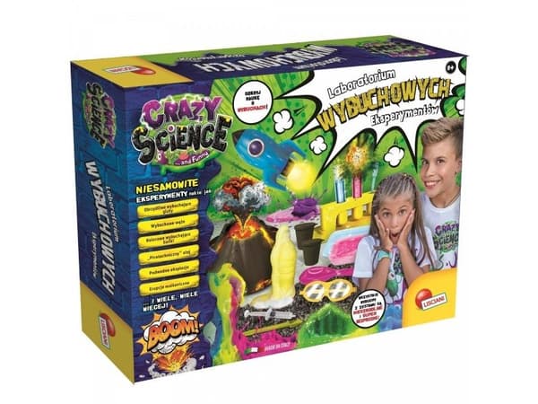 Lisciani Scientific Kit Crazy Science Laboratory of Explosive Experiments