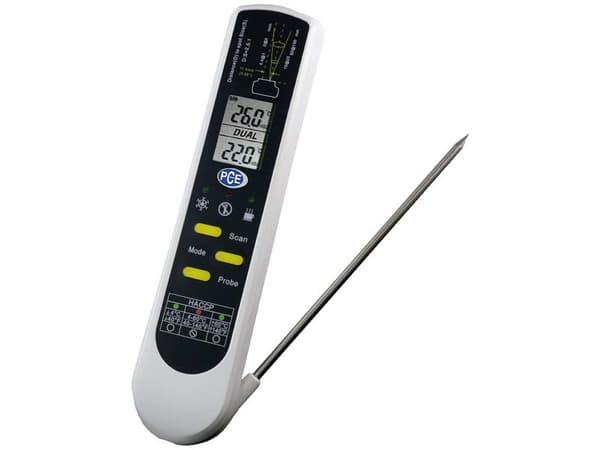 PCE Instruments infrarødt termometer optikk 2,5:1 -33 til 220 °C IP65