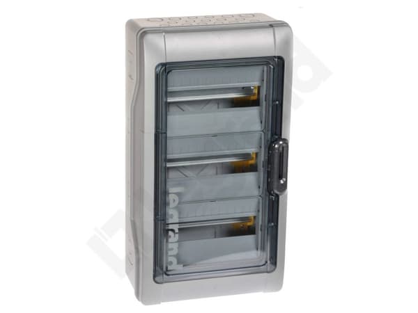 Legrand Surface-mounted distribution board, IP65, without strip, 3x12 modules - 601943