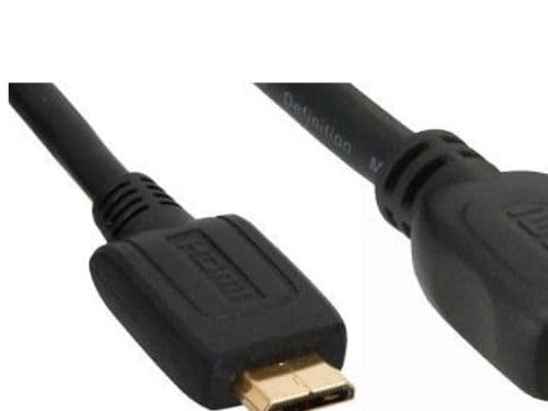 InLine HDMI - mini HDMI M-M 1m, 1 m, HDMI Typ A (standard), HDMI Type C (Mini), Svart